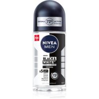 NIVEA MEN Invisible Black & White antiperspirant roll-on pre mužov 50 ml