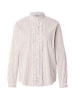 MORE & MORE Bluza  smeđa / bijela