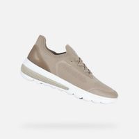 Light brown men's sneakers Geox Spherica Actif - Men