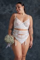 Trendyol Curve White Underwire Bridal Underwear Set