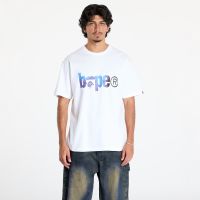 T-shirt A BATHING APE Tie Dye Bape Logo Tee White/ Black XXL