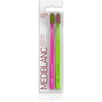 MEDIBLANC 5490 Ultra Soft zobne ščetke ultra soft Pink, Green 2 kos