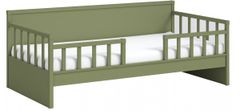 Detská posteľ so zábranou 100x200cm habitat - zelená