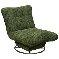 MID.YOU KRESLO, textil, tmavozelená