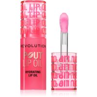 Makeup Revolution Pout Lip olej na pery s hydratačným účinkom odtieň Watermelon Pink 3 ml