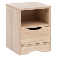 MID.YOU NOČNÝ STOLÍK, farba duba, 31/43/31 cm