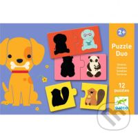 Puzzle duo: Tiene (logické priraďovanie silueta - zviera) - puzzle z kategorie Maxi dílky