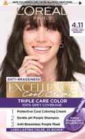 L’Oréal Paris barva za lase - EXCELLENCE Cool Cremes - 4.11 Ultra Ash Brown