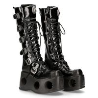 Lederschuhe Frauen - CRUST NEGRO - NEW ROCK - M.314-S5 37