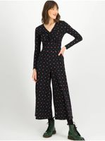 Black Floral Sweater Overall Blutsgeschwister Glamourama Quee - Women