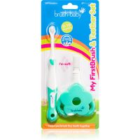 Brush Baby Applemint зубна щітка для дітей 3 кс