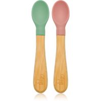 Citron Bamboo Spoon žlička Green/ Pink 2 kos