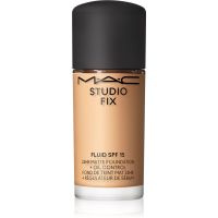 MAC Cosmetics Mini Studio Fix Fluid SPF 15 24HR Matte Foundation + Oil Control zmatňujúci make-up SPF 15 odtieň NC25 15 ml