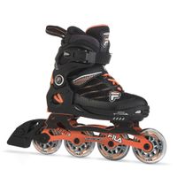 Detské kolieskové korčule Fila Wizy Alu Girl Salmon, XL, 38-41, 4x, 76