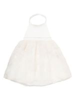 Stretch Cotton Satin Dress