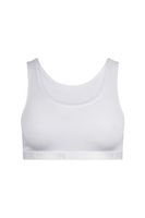 Nikola girl's bra with wide straps - white