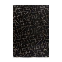 PLOCHO TKANÝ KOBEREC, 120/170 cm, čierna, zlatá