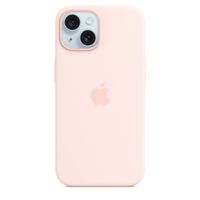 IPHONE 15 SILICONE CASE MAGSAFE LIGHT PINK