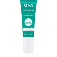 Q+A Niacinamide защитен крем за лице SPF 50 50 мл.