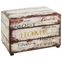 LAVICA S ÚLOŽNÝM PRIESTOROM, textil, kompozitné drevo, 58/42/39 cm