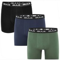 Bula FRAME BOXER 3PK Мъжки памучни боксерки, черно, размер