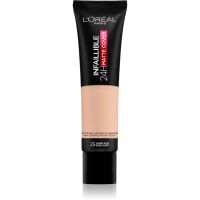 L’Oréal Paris Infallible 24H Matte Cover tartós alapozó matt hatással 25 Rose Ivory 30 ml