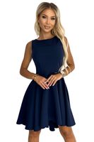 Elegant dress with a longer back Numoco