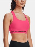 Ružová športová podprsenka Under Armour Crossback Mid Bra