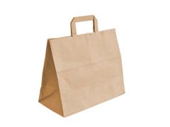250 ks - Papierová taška 320x160x270 na menuboxy, ploché držadlá