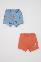 DEFACTO Baby Boy Palm Tree Patterned 2-Piece Shorts