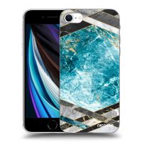 ULTIMATE CASE pro Apple iPhone SE 2020 - Blue geometry