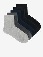 Edoti Socken 5 Paar Weiß