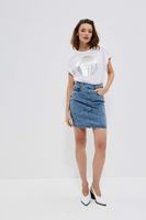Marisse Denim Skirt L-Sc-3703 Blue