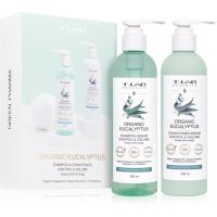 T-LAB Organics Organic Eucalyptus Set darilni set (za mastne lase in lasišče)