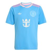 ADIDAS PERFORMANCE Tehnička sportska majica 'Inter Miami CF 25/26'  svijetloplava / roza / bijela