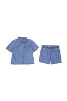 Levi's Detská bavlnená súprava Levi's WESTERN LT WT DENIM SHORT
