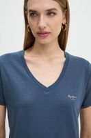 Pepe Jeans Bavlnené tričko Pepe Jeans FIORE V NECK