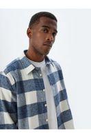 Koton Lumberjack Shirt Winter Long Sleeve Cotton Blend