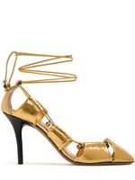 90mm Luna Leather Pumps