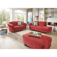 Sit & More LEŇOŠKA, textil, červená