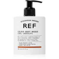 REF Colour Boost Masque nežna hranilna maska brez permanentnih barvnih pigmentov COOL CHOCOLATE 200 ml