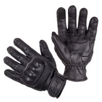 Kožené moto rukavice W-TEC Clascado černá M