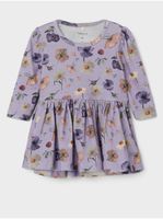 Light purple patterned girl's dress name it Barbora - Girls