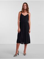 Black women's midi dress Pieces Tala - Women's