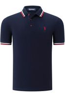 Herren-Poloshirt dewberry