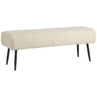 MID.YOU TABURETOVÁ LAVICE, kov, textil, kompozitní dřevo, 110/41/43 cm