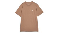 Converse Standard Fit Left Chest Star Chevron Embroidered Tee Brown Pánske - Tričká Converse - Hnedá - 10023876-A46-M - Size: M