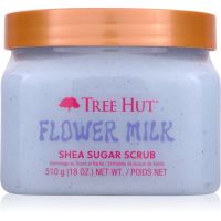 Tree Hut Shea Sugar Scrub Flower Milk απολέπιση ζάχαρης για το σώμα 510 γρ