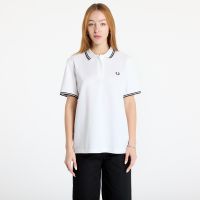 Koszulka FRED PERRY Twin Tipped Polo Shirt White 12