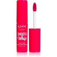 NYX Professional Makeup Smooth Whip Matte Lip Cream seidiger Lippenstift mit glättender Wirkung Farbton 10 Pillow Fight 4 ml